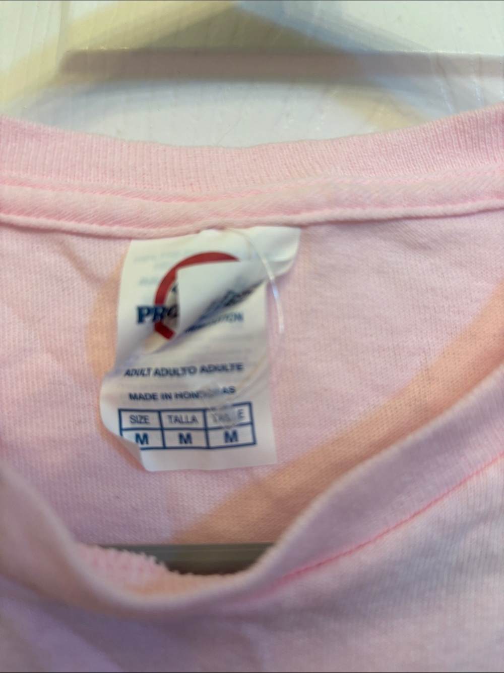 Pink 'Naturally Sweet' Graphic Tee with Strawberry shortcake Character nwot - Picture 2 of 2
